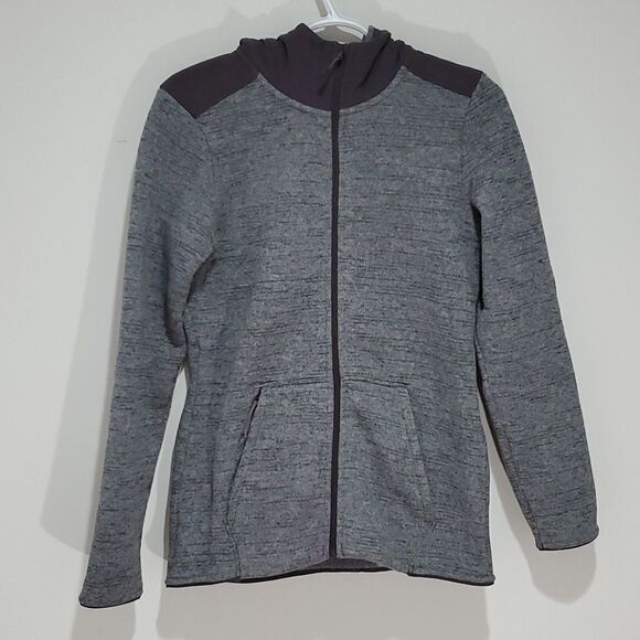 Under Armour small grey fitted coldgear hoodie - Picture 1 of 7